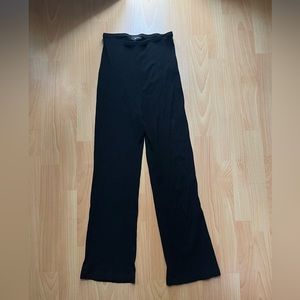 ribbed black reformation pants